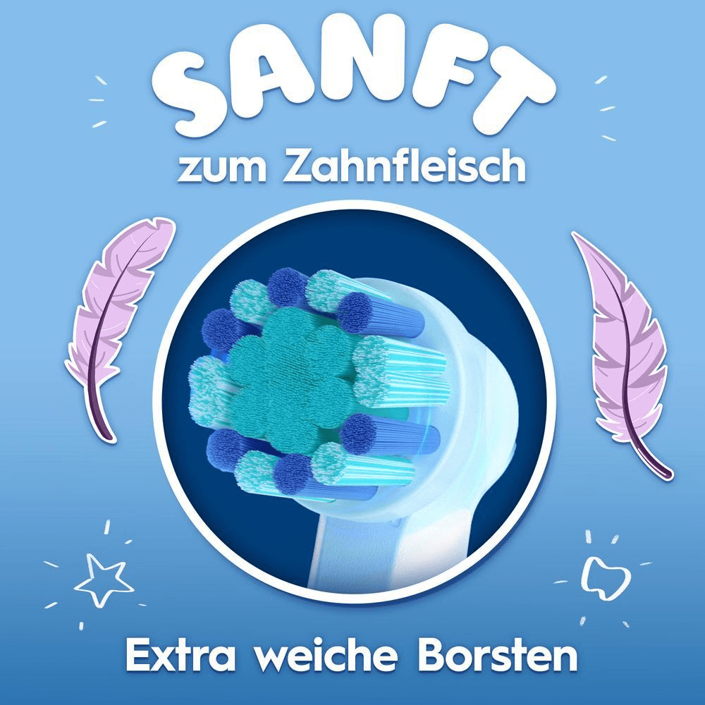 Bild: Oral-B Pro Kids Frozen Elektrische Zahnbürste, Blau/Lila 