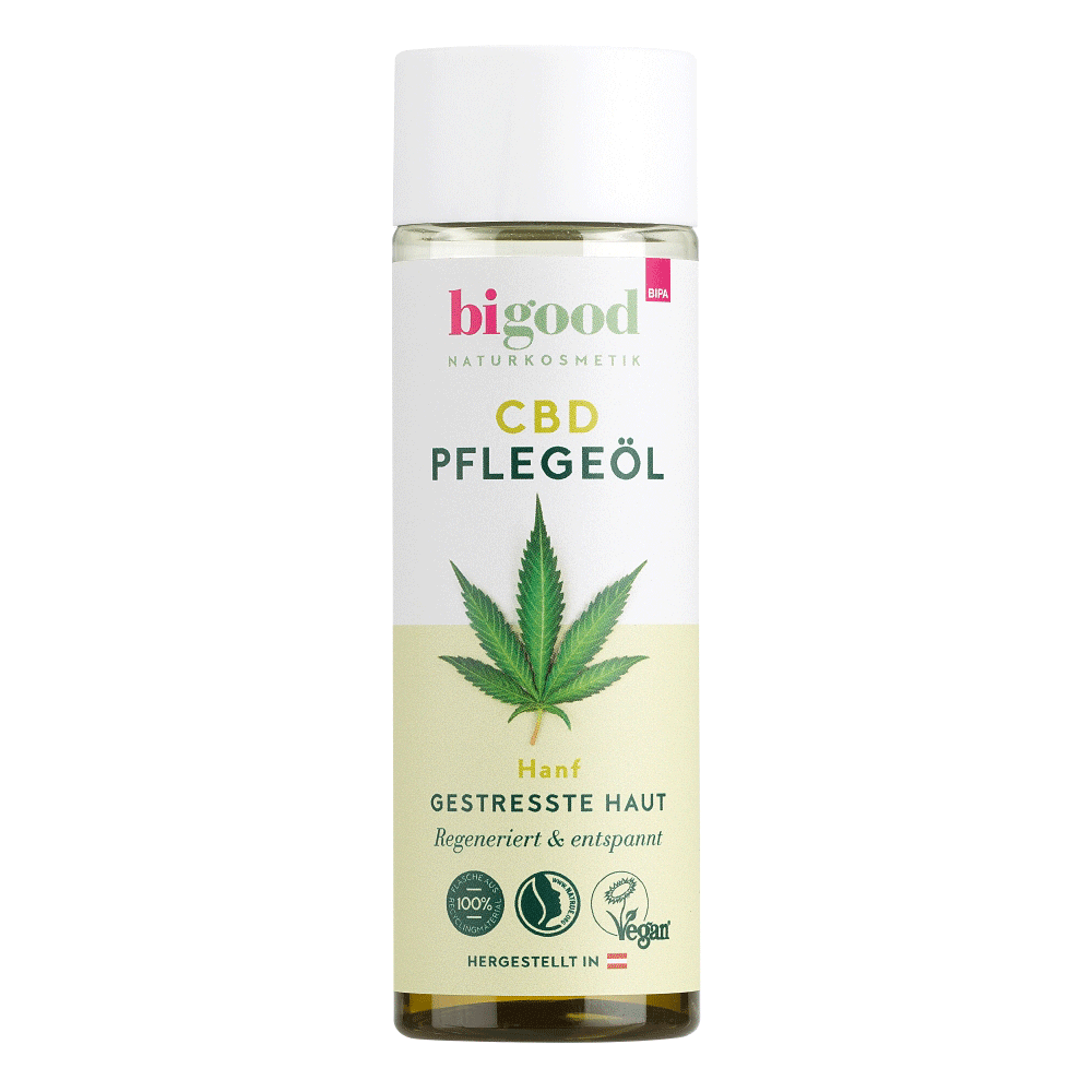 Bild: bi good CBD Pflegeöl Hanf