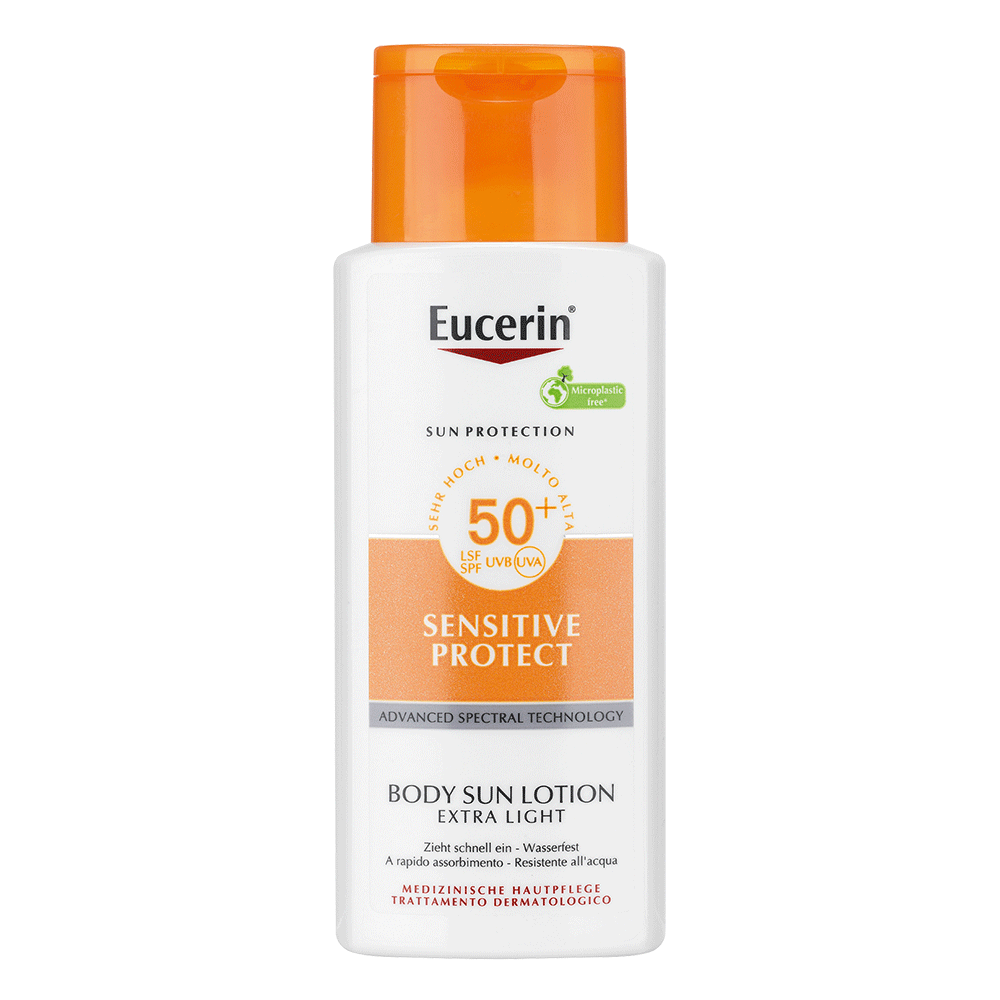 Bild: Eucerin Sensitive Protect Body Sun Lotion LSF 50+