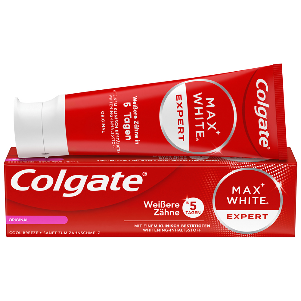 Bild: Colgate Max White Expert White Zahncreme 
