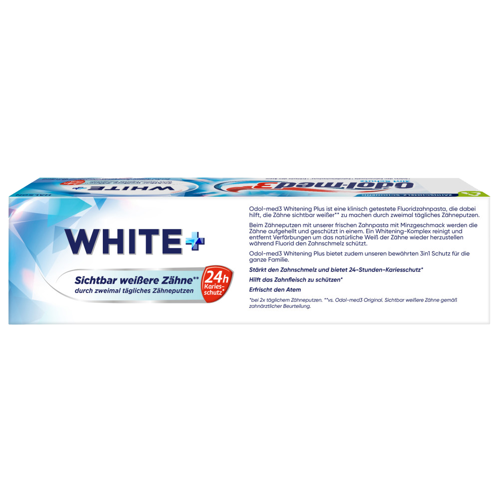 Bild: Odol-med3 White+ Zahnpasta