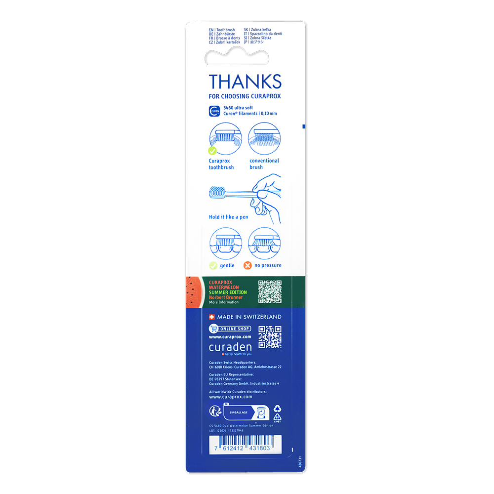 Bild: CURAPROX Zahnbürsten Ultra Soft 