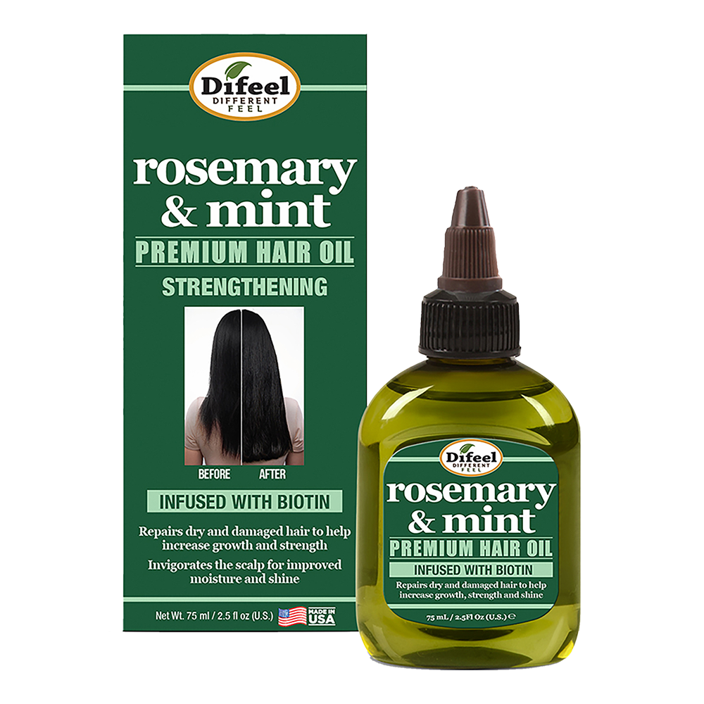 Bild: Difeel Premium Haar Öl Strenghtening Rosemary and Mint 