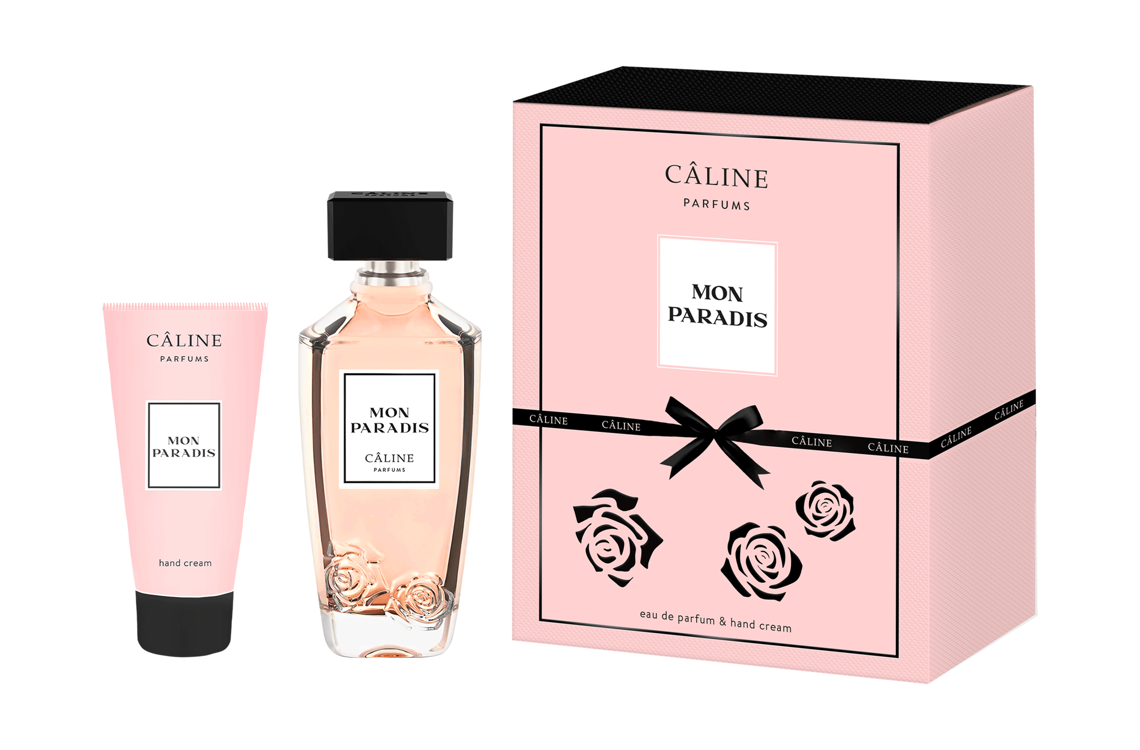 Bild: Caline Parfums Mon Paradis Geschenkset Eau de Parfum + Hand Creme 