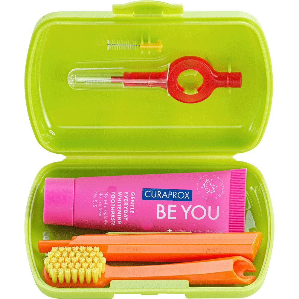 Bild: CURAPROX Travel Set Grün