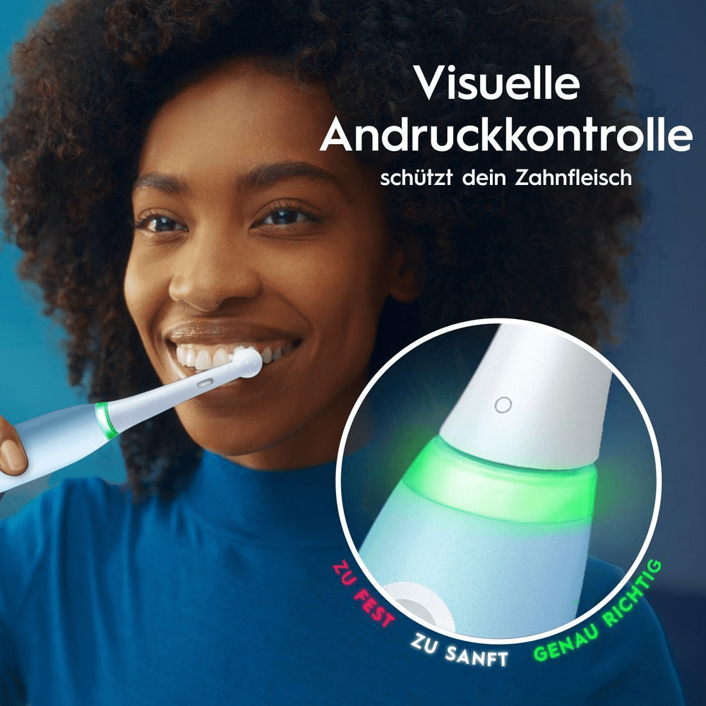 Bild: Oral-B iO Series 3 Elektrische Zahnbürste, Ice Blue 
