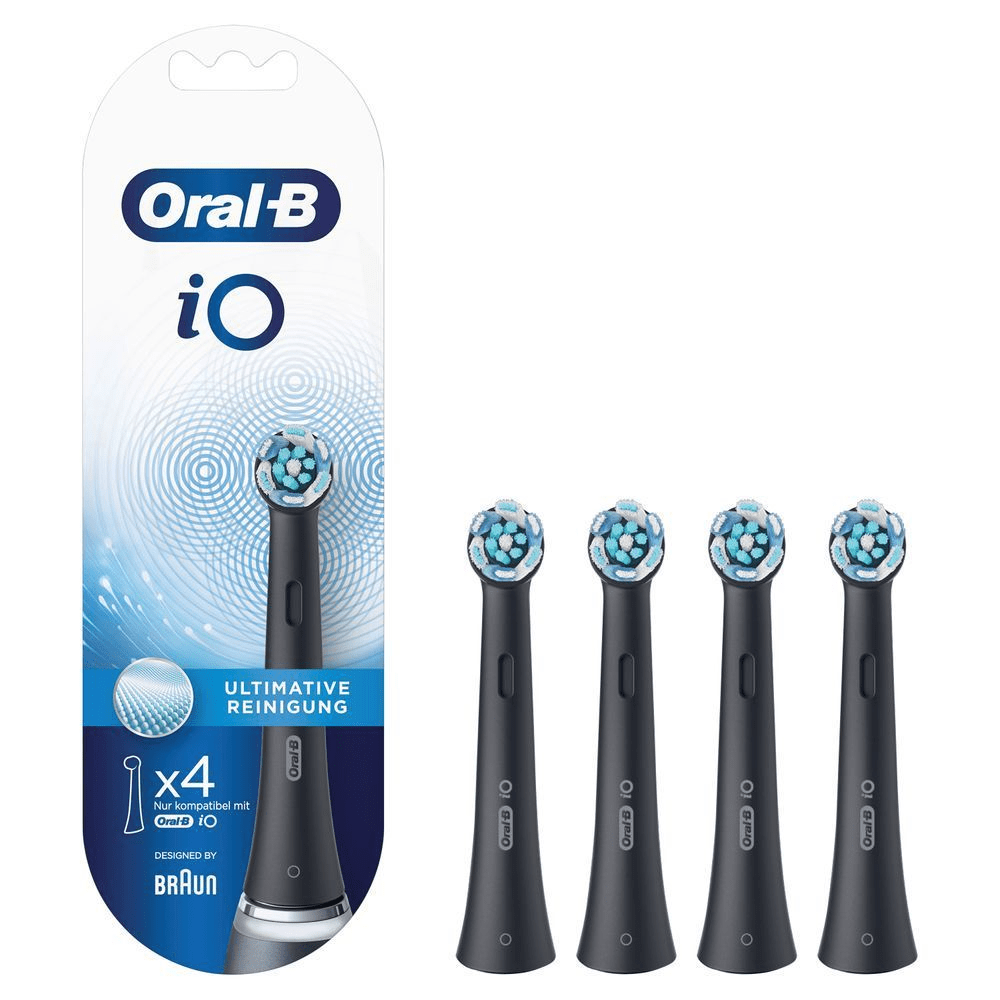 Bild: Oral-B iO Black Ultimative Reinigung Aufsteckbürsten, Schwarz 