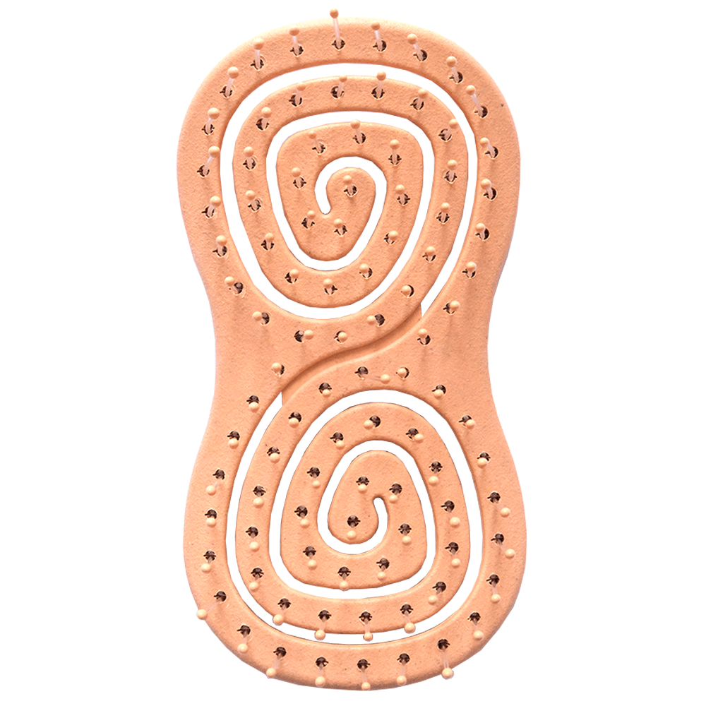 Bild: NOELLE Haarbürste Orange Swirl