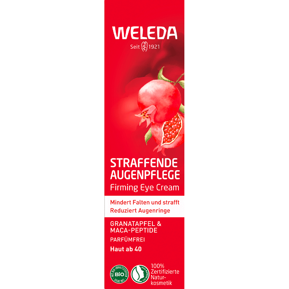 Bild: WELEDA Straffende Augenpflege Granatapfel & Maca- Peptide