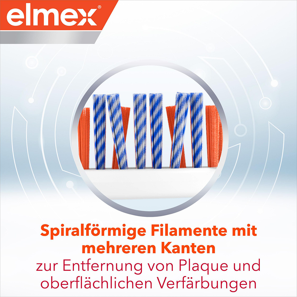 Bild: elmex Zahnbürste Präzision Zahnspange 