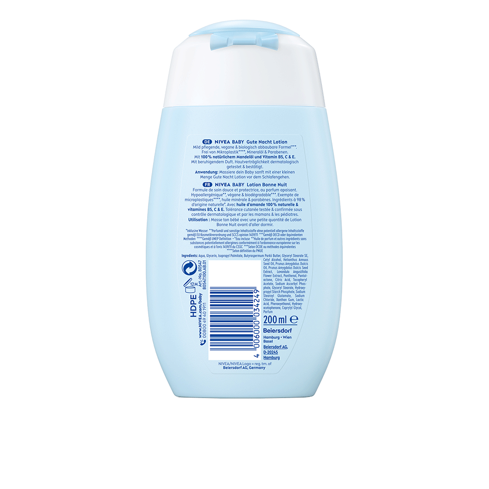 Bild: NIVEA Baby Lotion Gute Nacht 