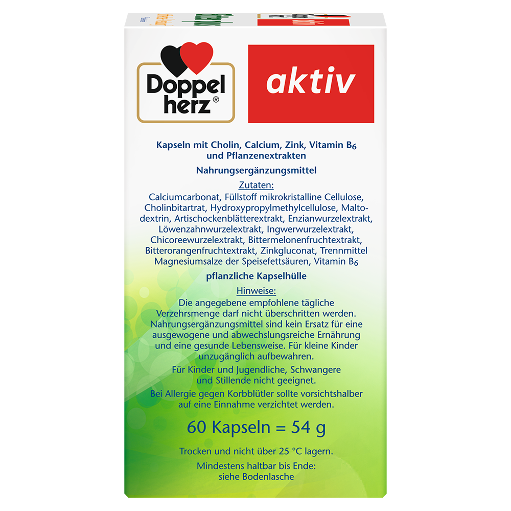 Bild: DOPPELHERZ Bitter plus Stoffwechsel + Verdauung 