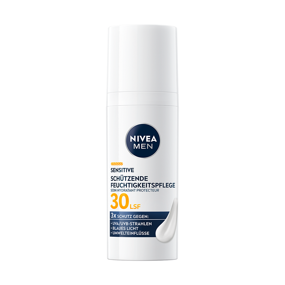 Bild: NIVEA MEN Sensitive Schützende Feuchtigkeitspflege LSF30