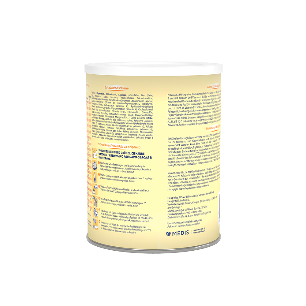 Bild: Novalac 3 Milchpulver für Kleinkinder 1-3 Jahre 