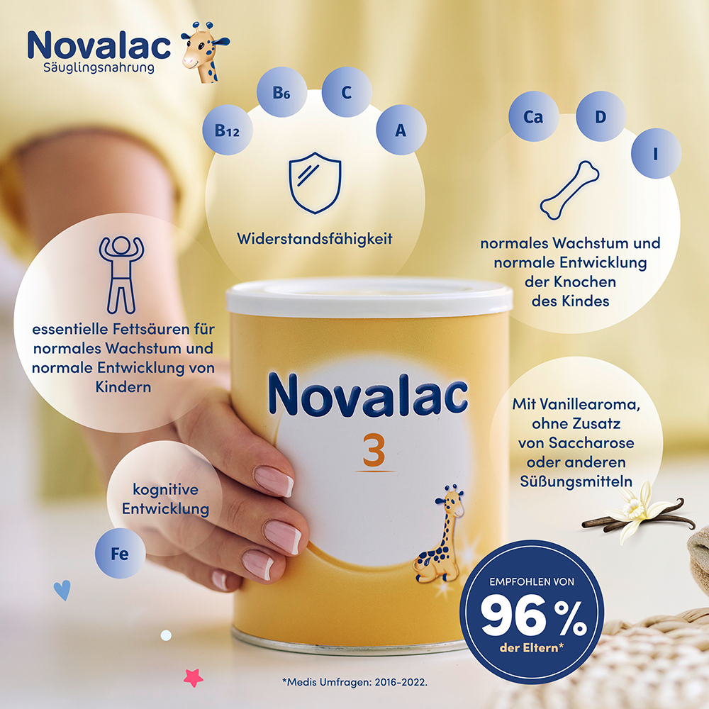 Bild: Novalac 3 Milchpulver für Kleinkinder 1-3 Jahre 
