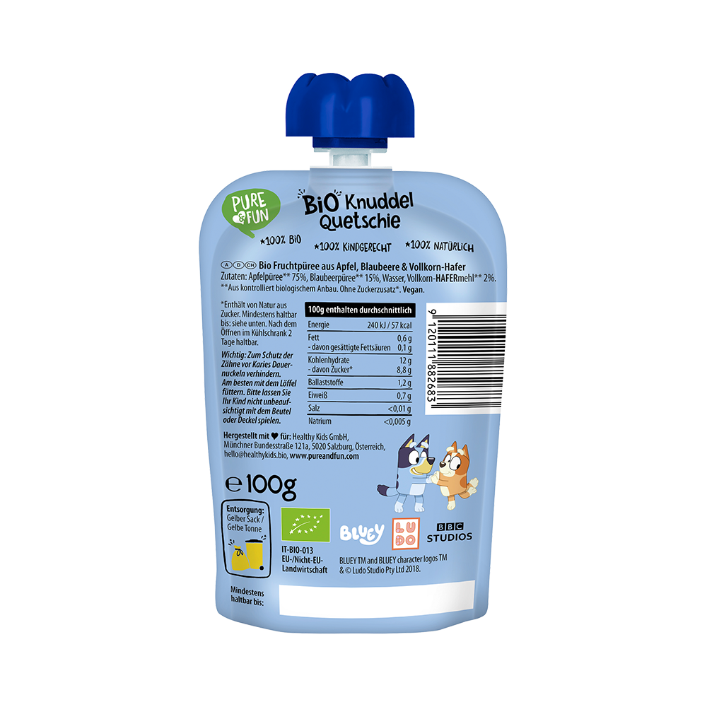 Bild: Pure & Fun Bio Quetschie Knuddel 