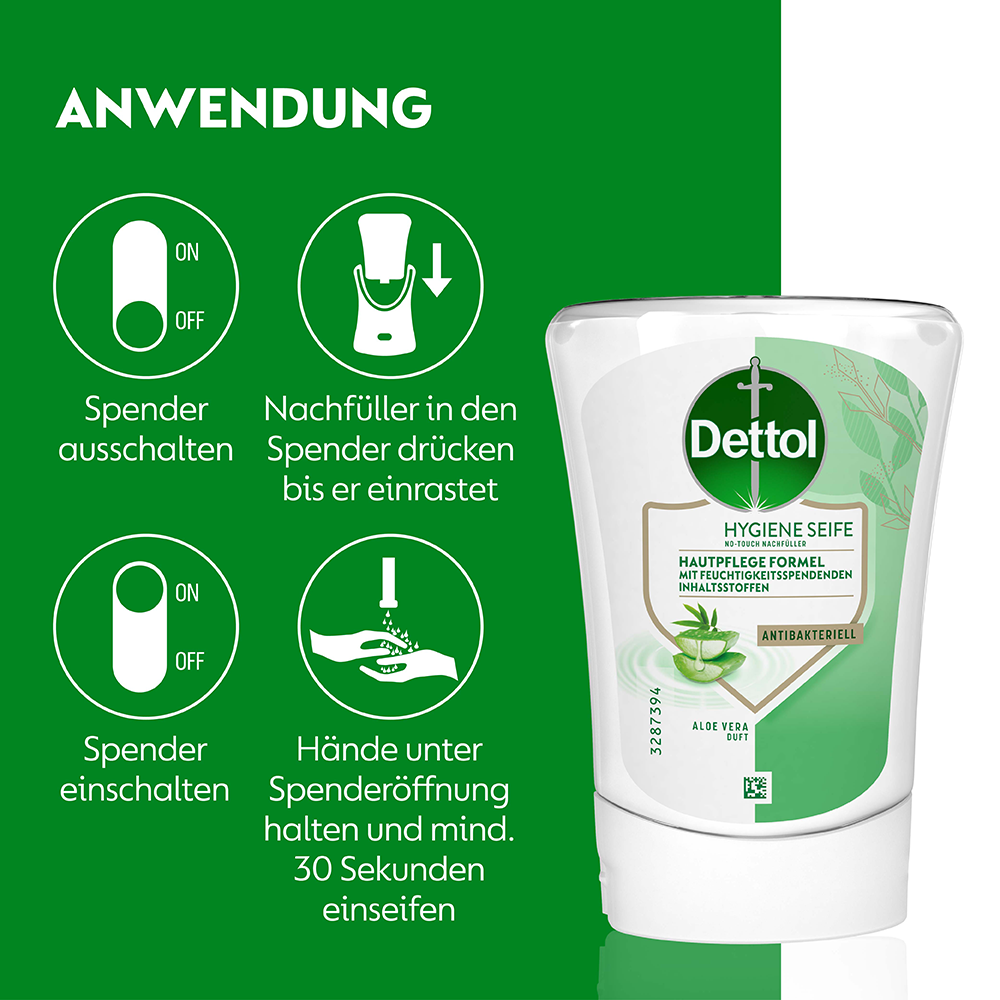 Bild: Dettol No-Touch Nachfüllung Aloe Vera 