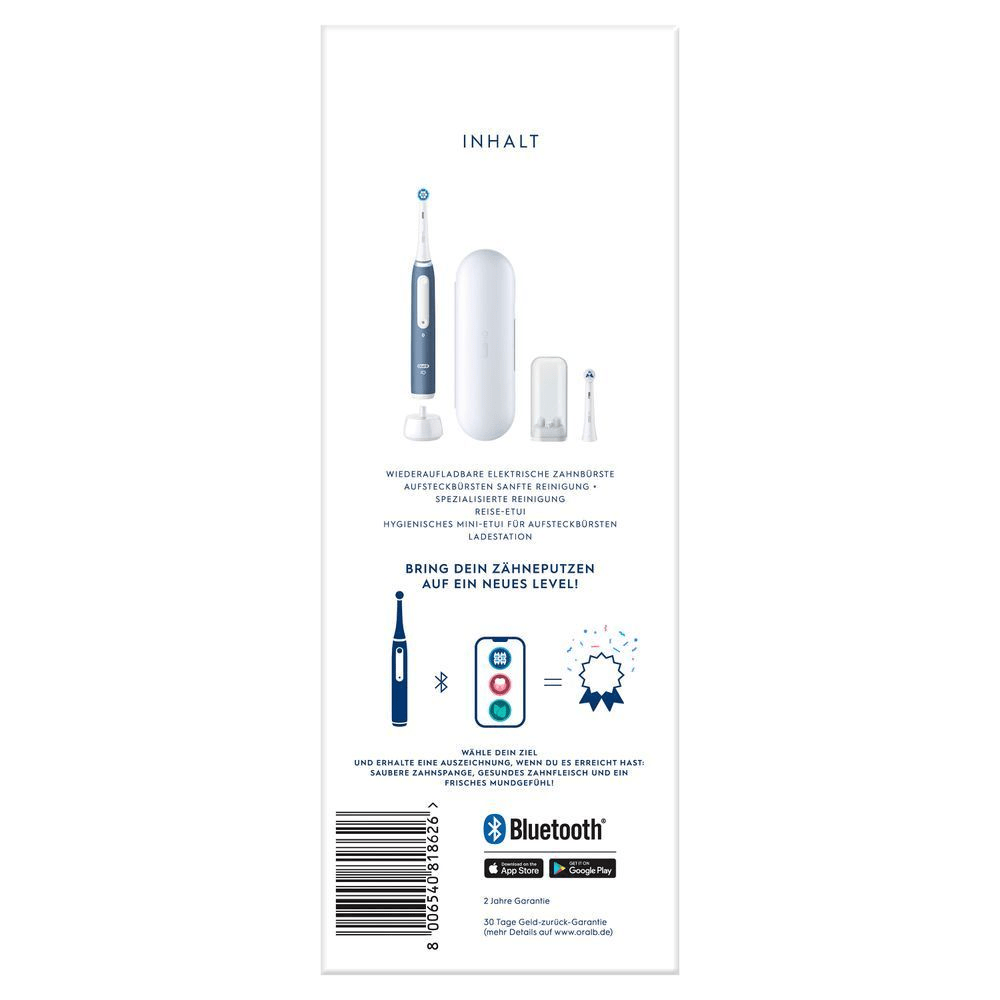 Bild: Oral-B iO My Way Elektrische Zahnbürste, Ocean Blue 