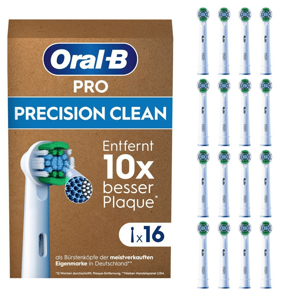 Bild: Oral-B Pro Precision Clean Aufsteckbürsten, Weiß 