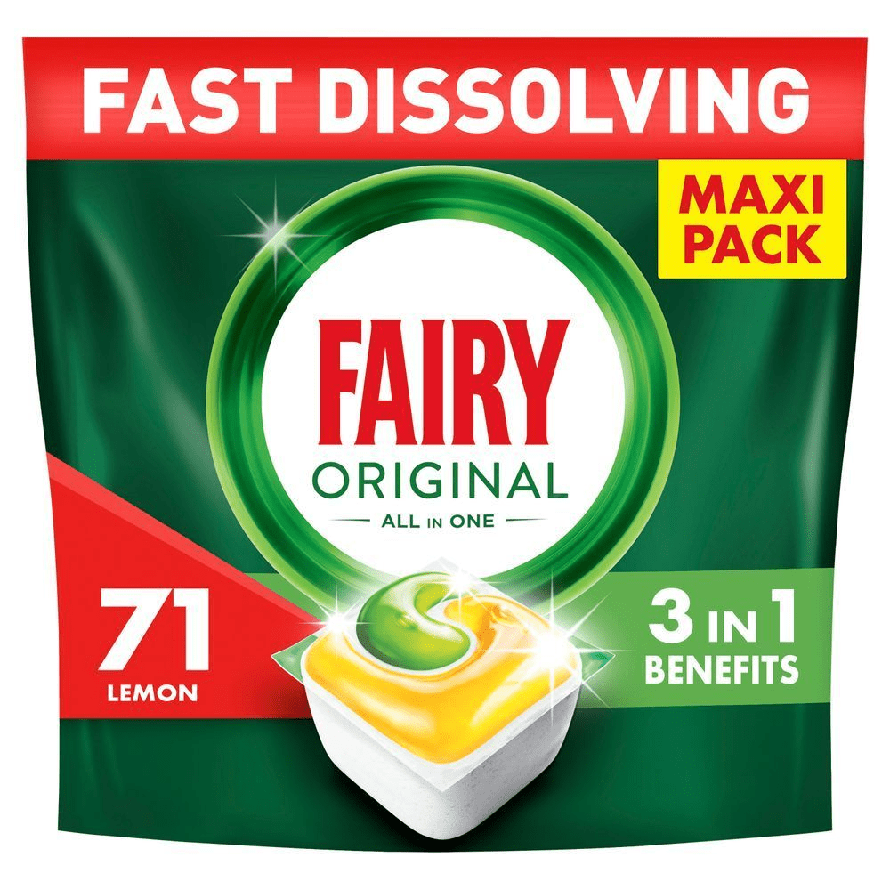 Bild: FAIRY Original All in One Spülmaschinentabs, Zitrone 