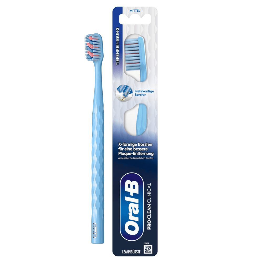 Bild: Oral-B PRO-CLEAN CLINICAL Handzahnbürste, Medium Borsten 