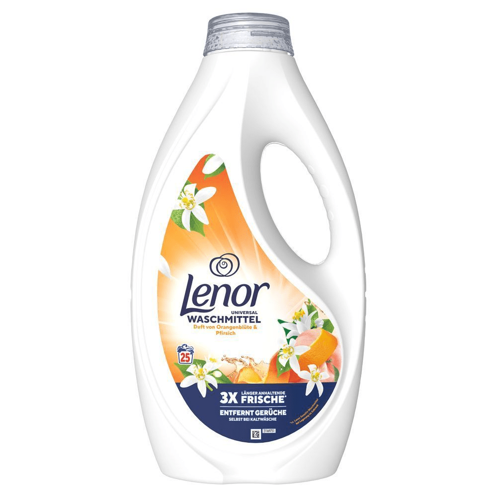 Bild: Lenor Flüssigwaschmittel Orangenblüte & Pfirsich 