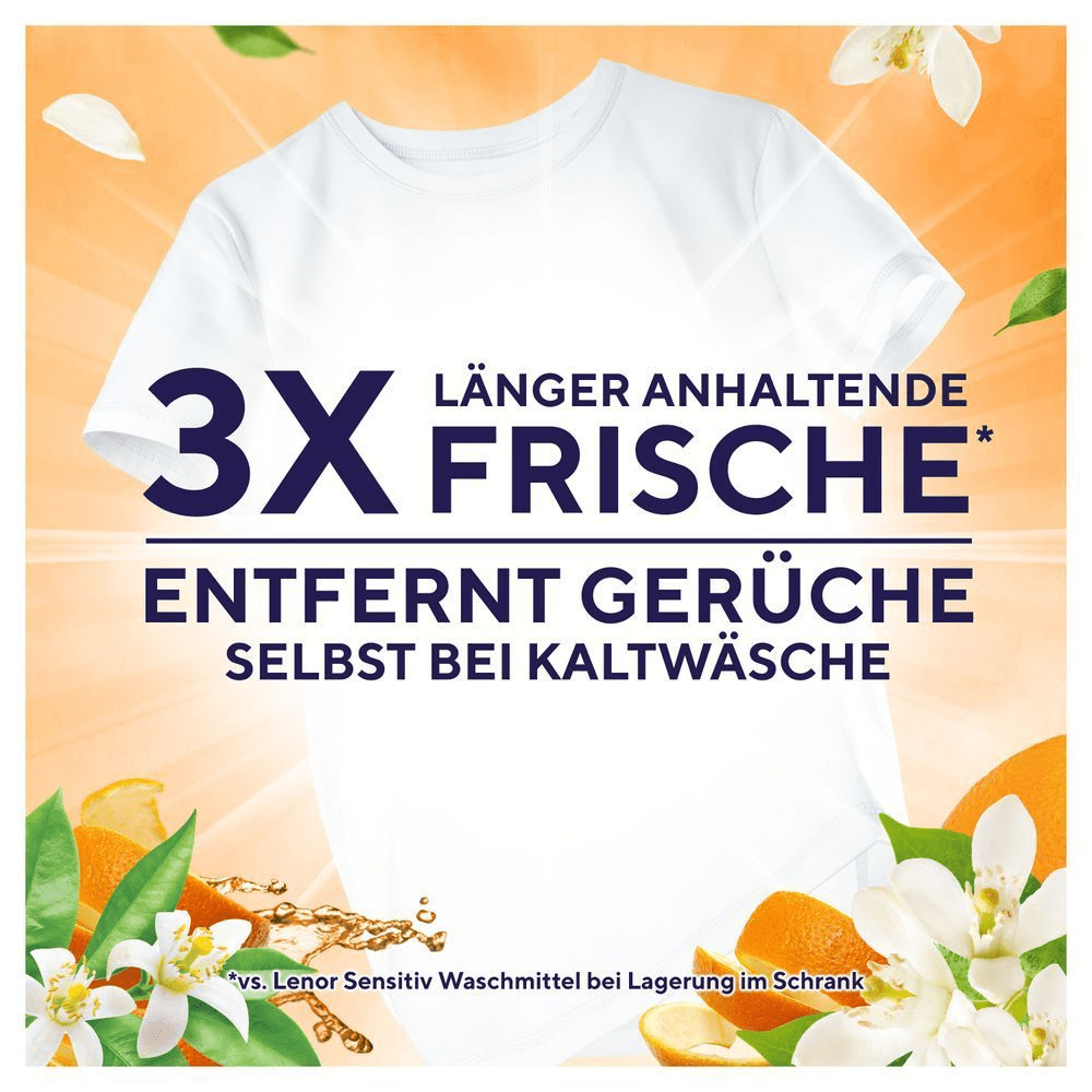 Bild: Lenor Flüssigwaschmittel Orangenblüte & Pfirsich 