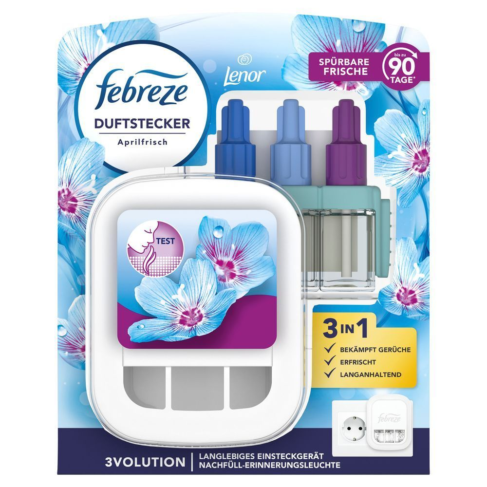 Bild: Febreze 3Volution Duftstecker Lenor Aprilfrisch Lufterfrischer 