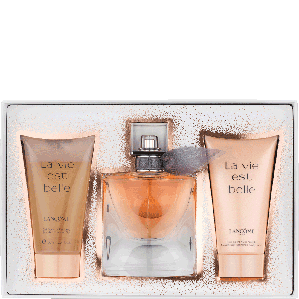 Bild: Lancôme Paris La Vie est belle Geschenkset Eau de Parfum 30 ml + Bodylotion 50 ml + Duschgel 50 ml 