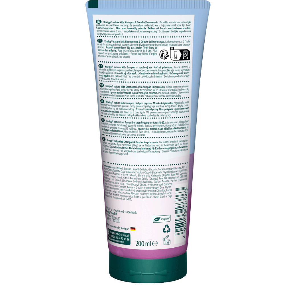 Bild: Kneipp Naturkind Shampoo & Dusche Seeprinzessin 
