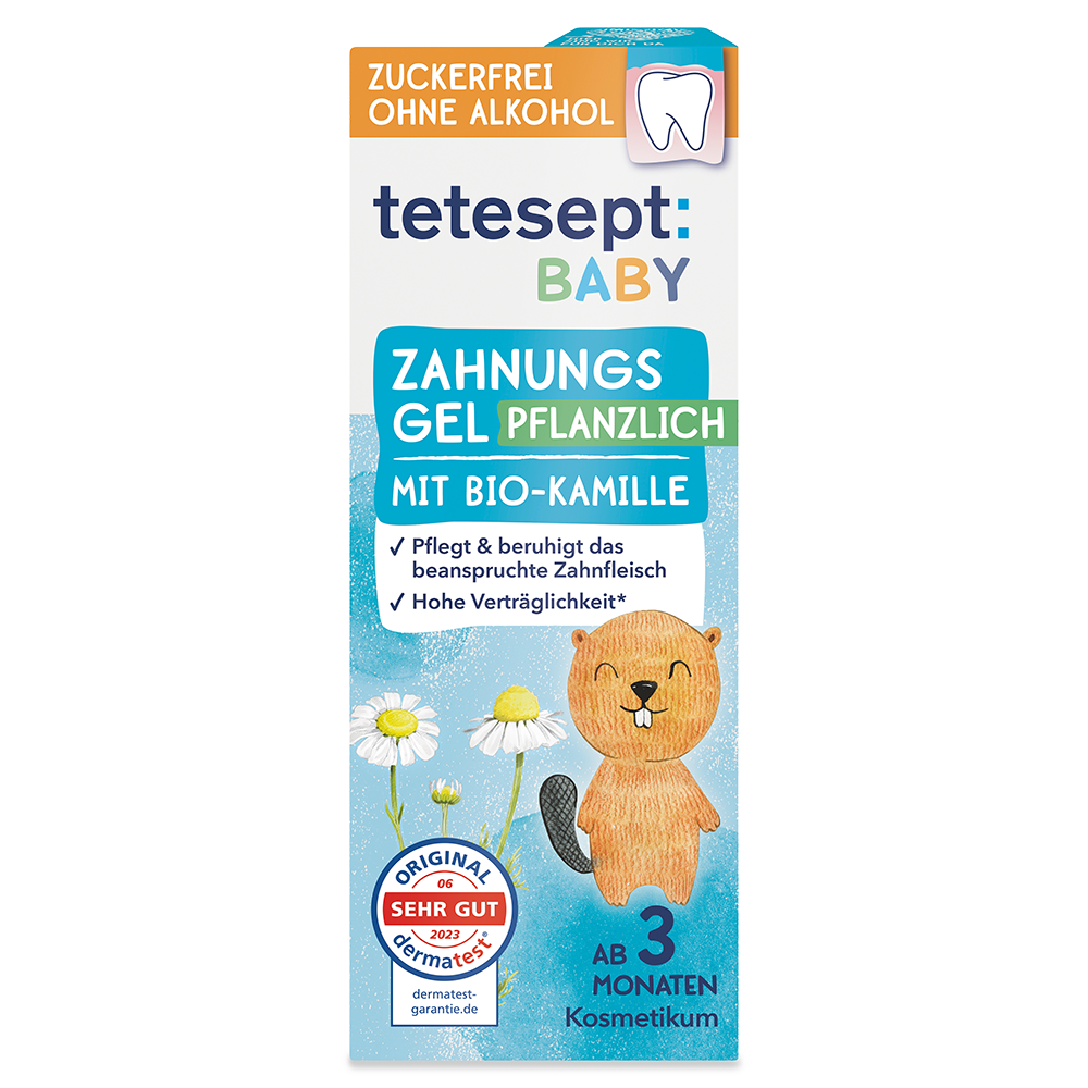 Bild: tetesept: Baby Zahnungsel Pflanzlich mit Bio-Kamille 