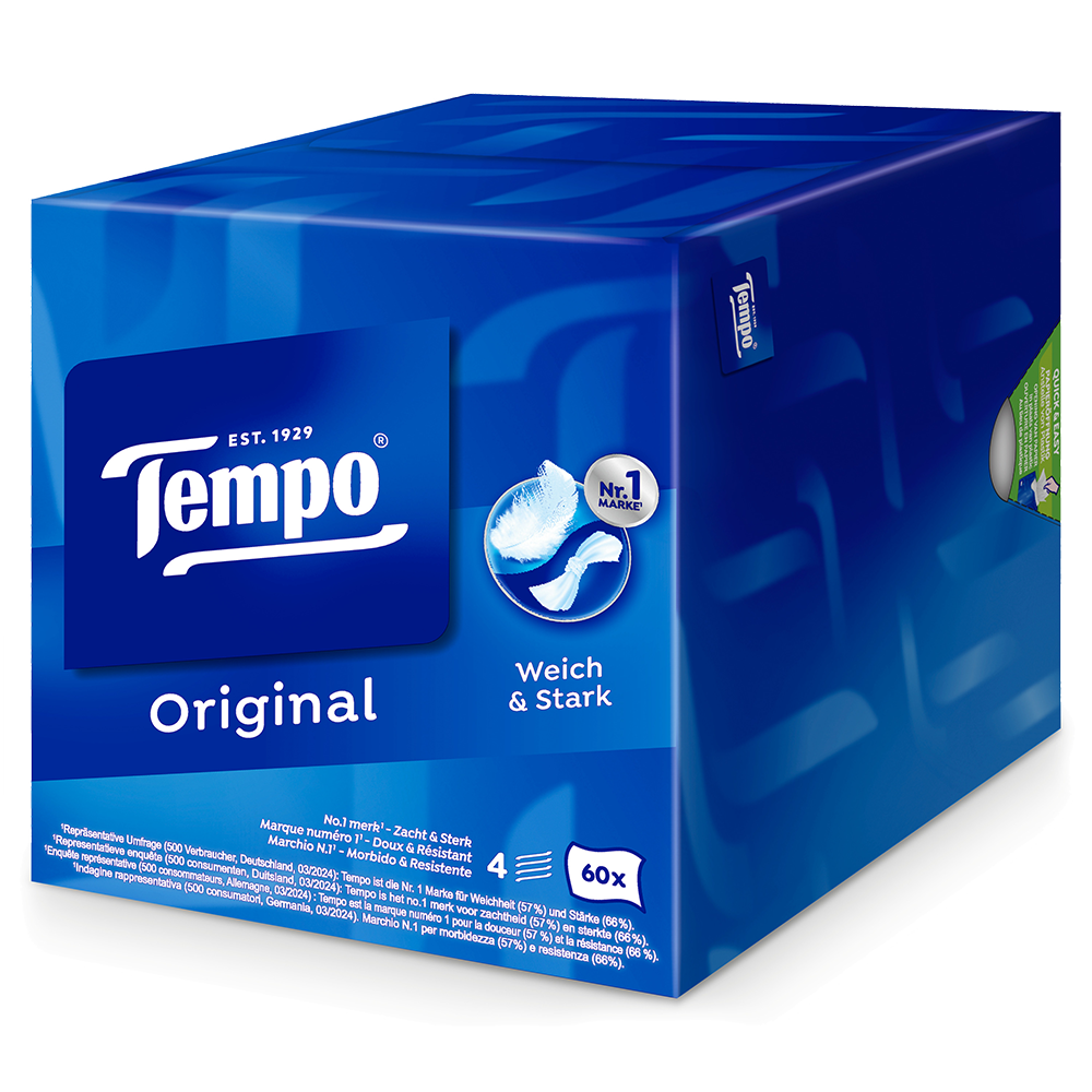 Bild: Tempo Original Würfel Box 