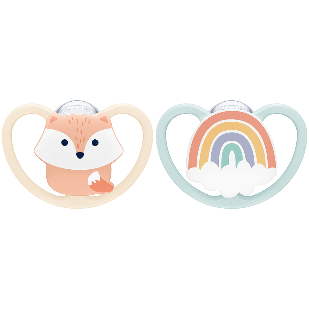 Bild: NUK Space Schnuller Apricot