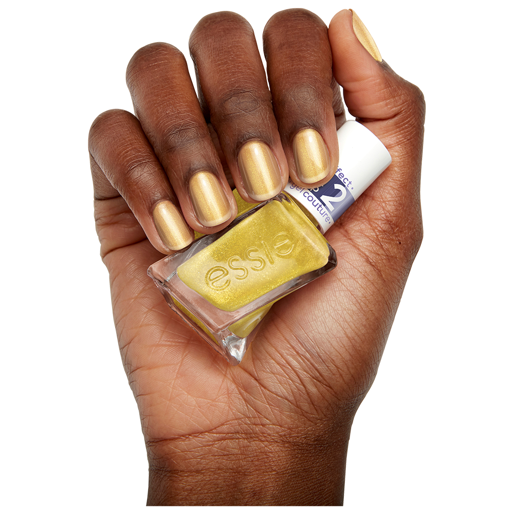 Bild: Essie Nagellack Gel Couture by Essie crushed gold