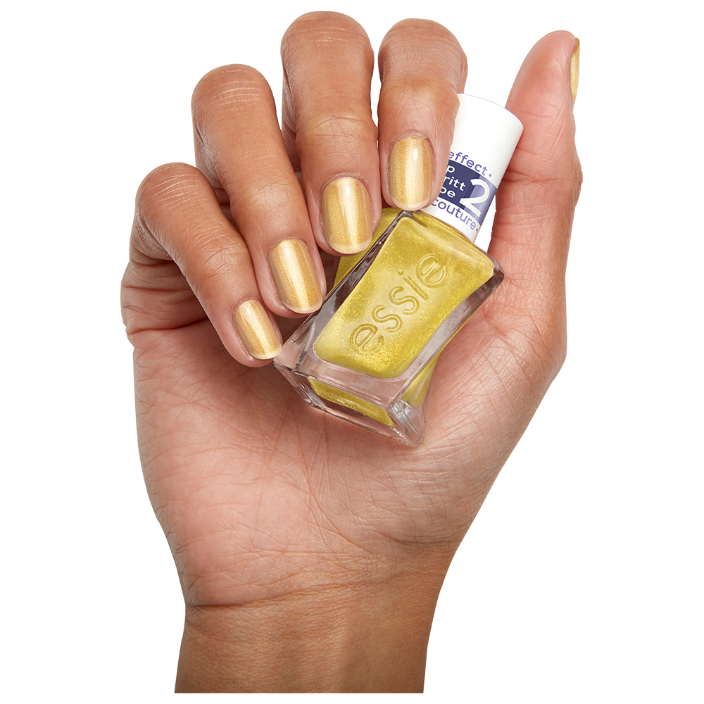 Bild: Essie Nagellack Gel Couture by Essie crushed gold