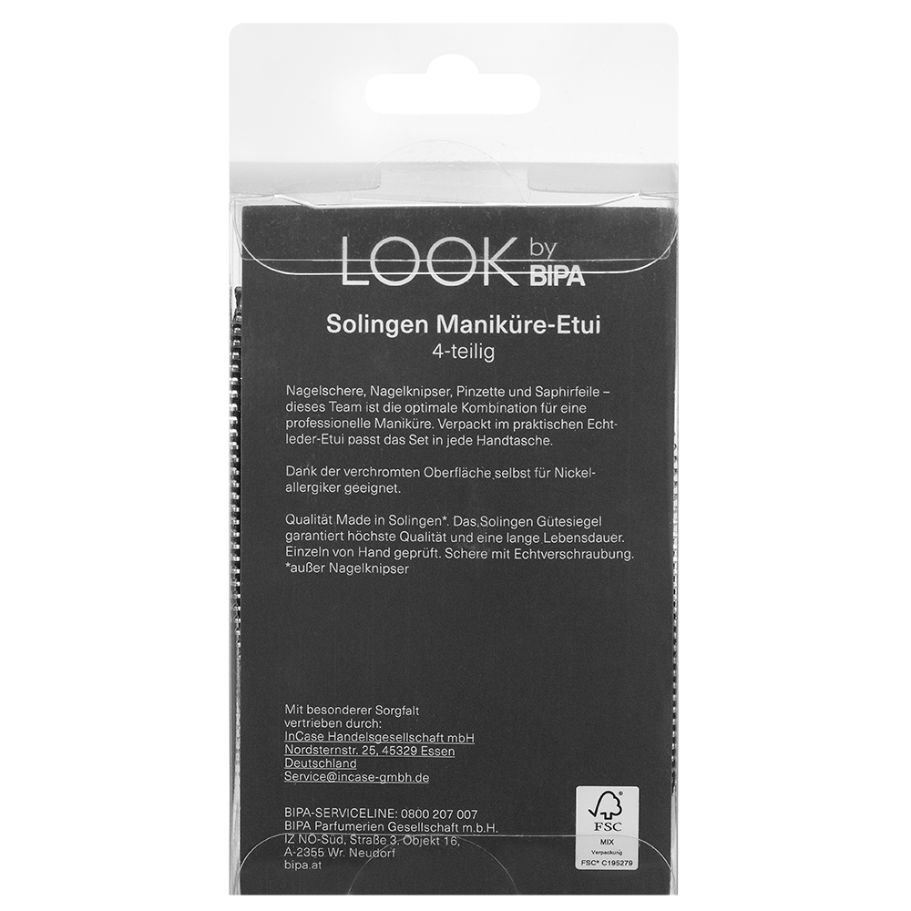 Bild: LOOK BY BIPA Maniküre Etui 4 teilig 