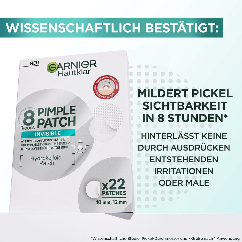 Bild: GARNIER 8H Invisible Pimple Patch 