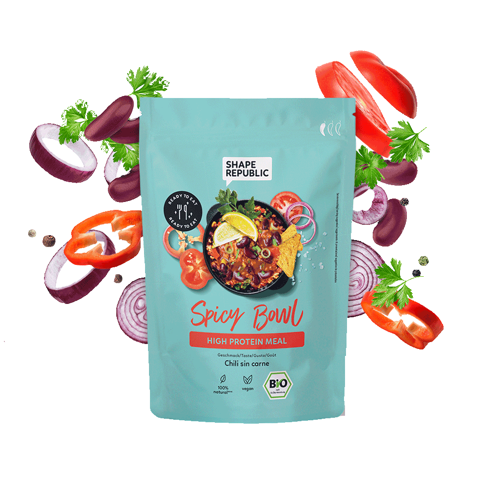 Bild: SHAPE REPUBLIC High Protein Meal Spicy Bowl