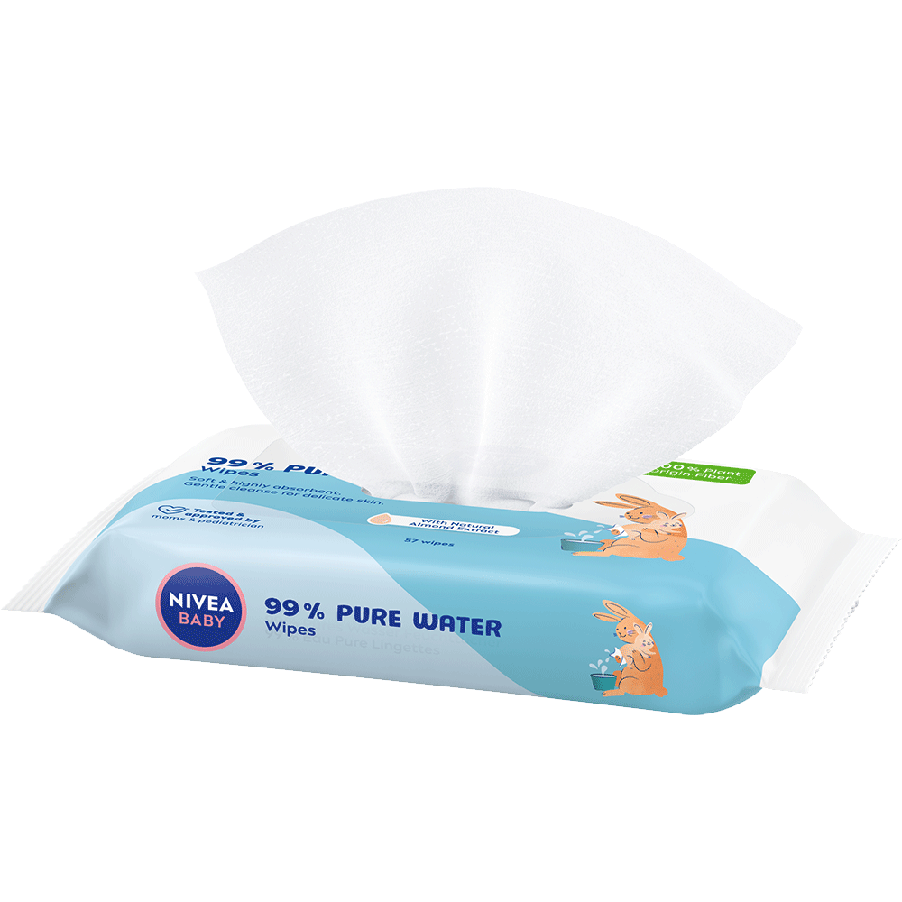 Bild: NIVEA Baby Feuchttücher 99% Pure Water 
