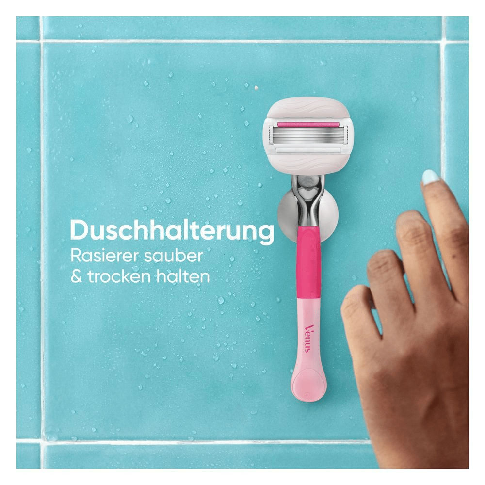 Bild: Gillette Venus Pro ComfortGlide Tropical Damen Ersatzklingen mit Granatapfel Duft 