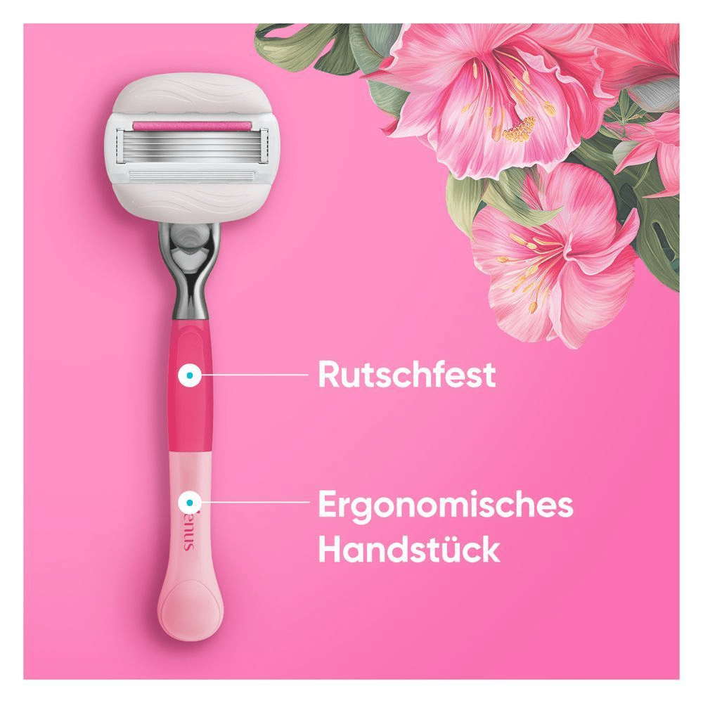 Bild: Gillette Venus Pro ComfortGlide Tropical Damen Ersatzklingen mit Granatapfel Duft 