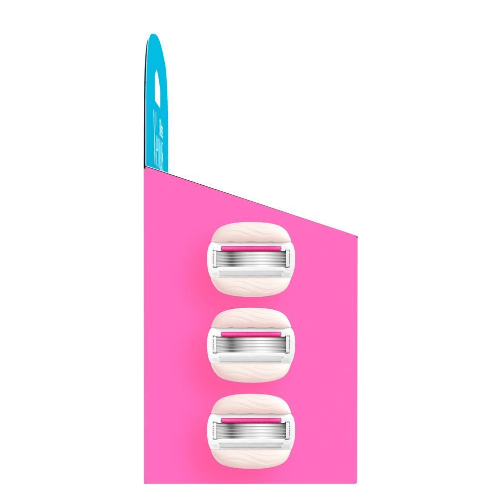 Bild: Gillette Venus Pro ComfortGlide Tropical Damen Ersatzklingen mit Granatapfel Duft 