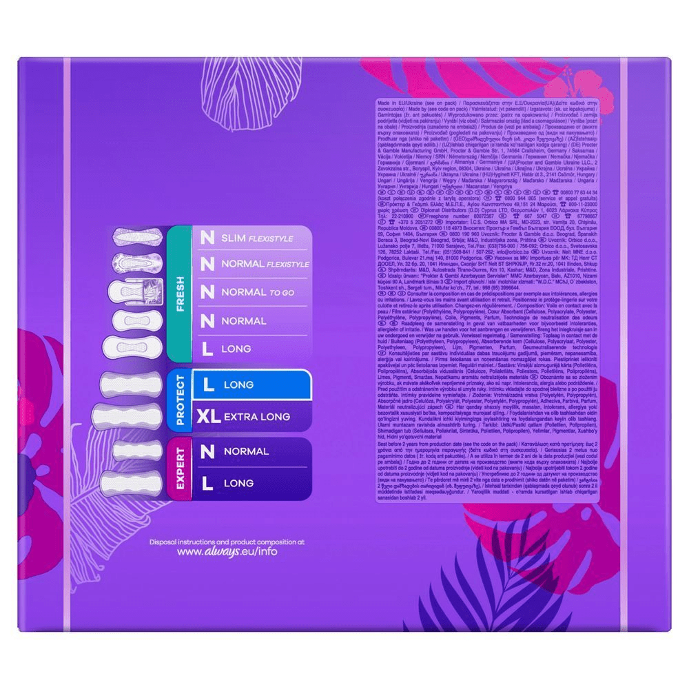 Bild: always Daily Protect Long Slipeinlagen 