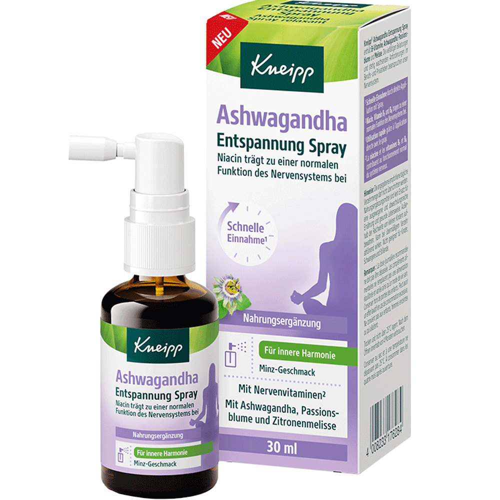 Bild: Kneipp Ashwagandha Entspannung Spray 