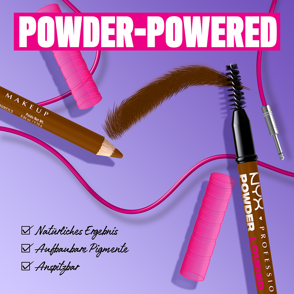 Bild: NYX Professional Make-up Powder Louder Brow Pencil Auburn