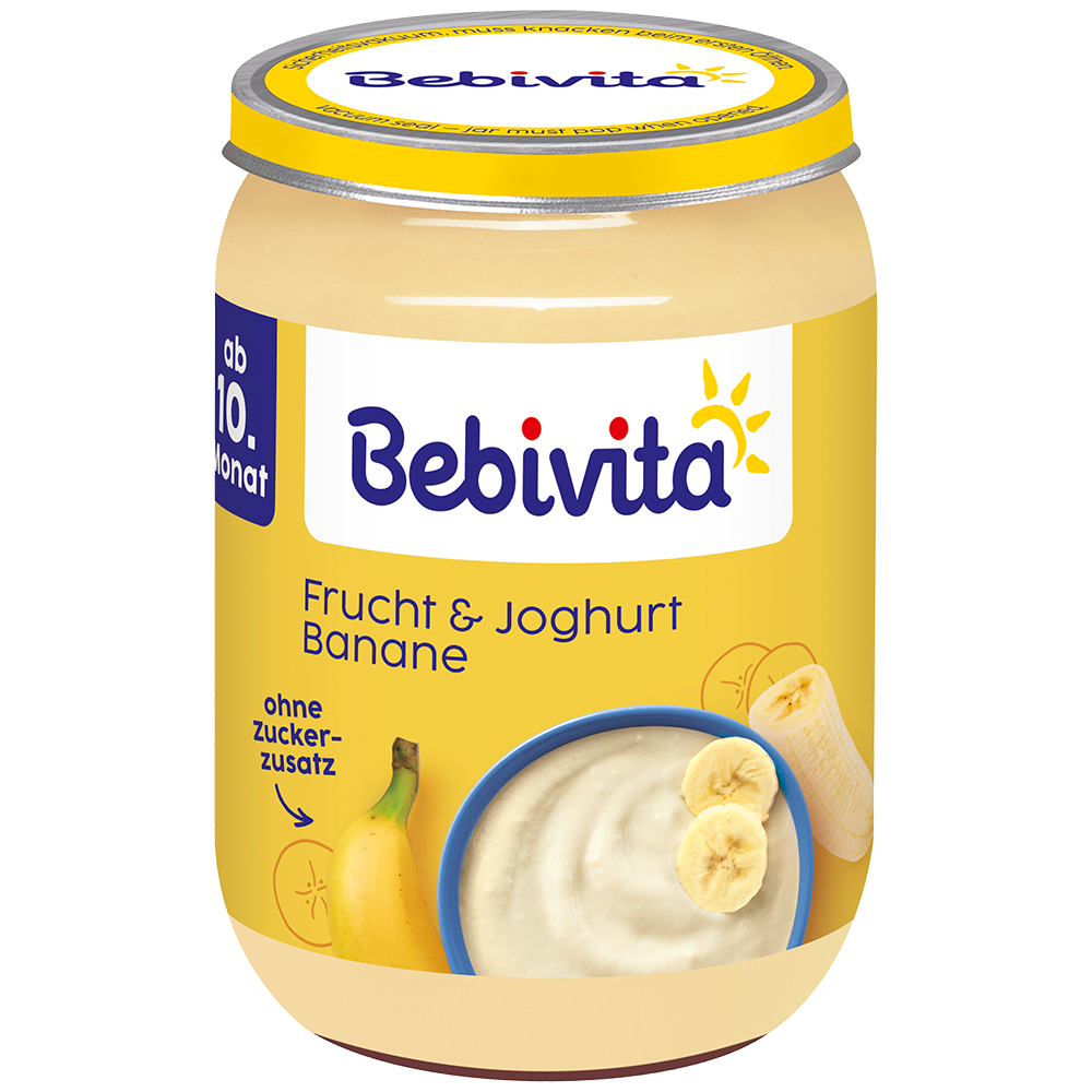 Bild: Bebivita Frucht und Joghurt Banane 