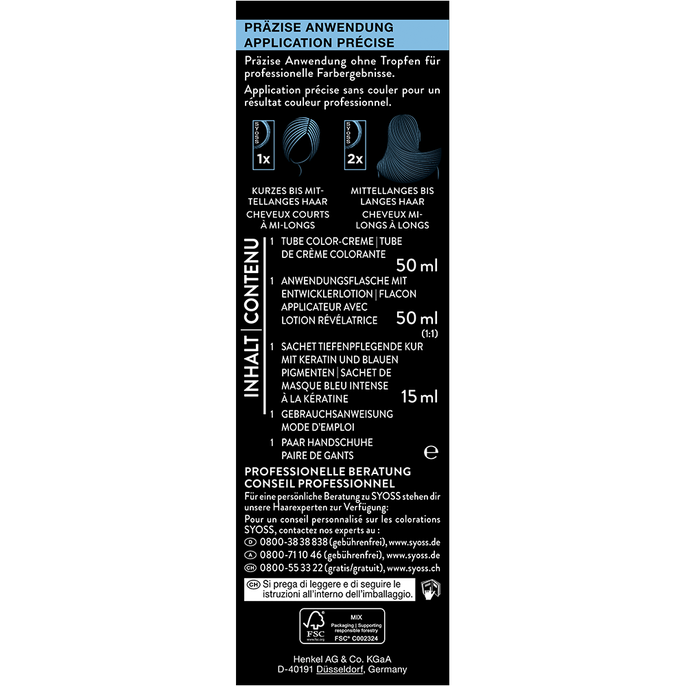 Bild: syoss Permanente Coloration Kühles Perlblond