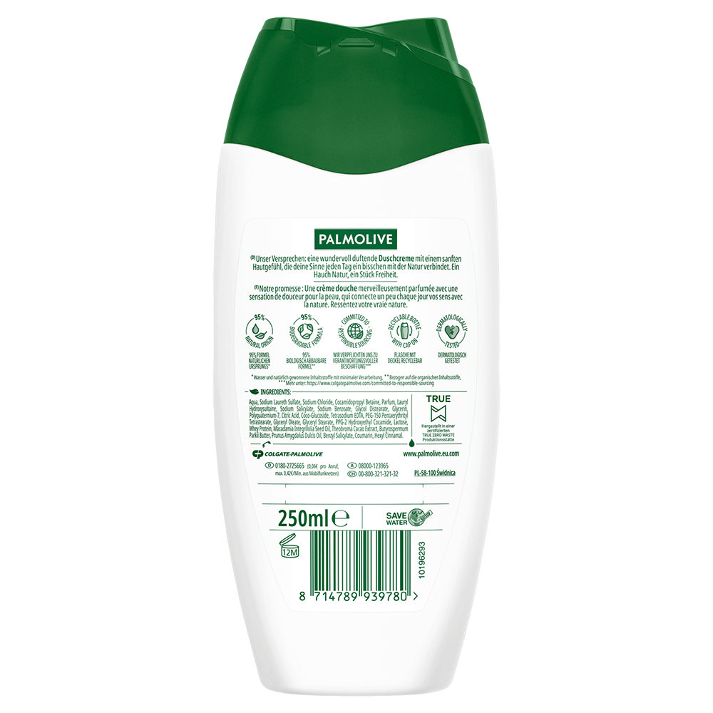 Bild: Palmolive Naturals Cremedusche Macadamia und Milch 