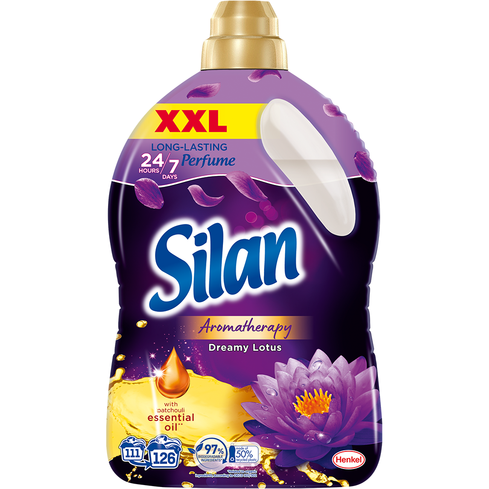 Bild: Silan Weichspüler Aromatherapy Dreamy Lotus 