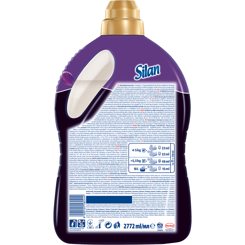 Bild: Silan Weichspüler Aromatherapy Dreamy Lotus 